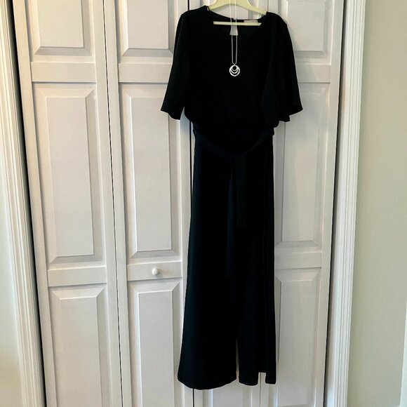 Quiz Black Jumpsuit Size 12 - Picture 3 of 5